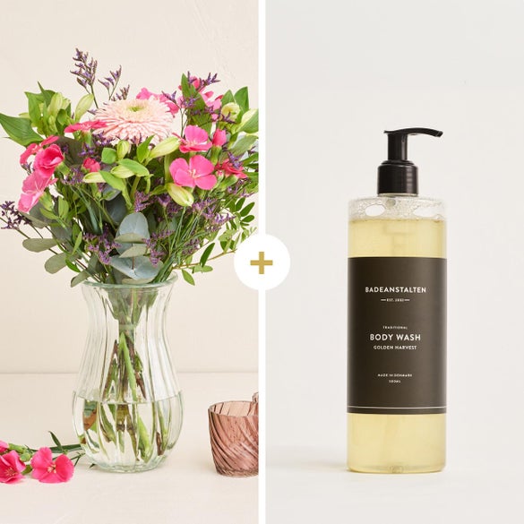 Den lille hilsen med body wash